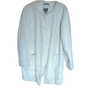 Lauren Ralph Lauren | Cream Faux Fur Jacket (1X)